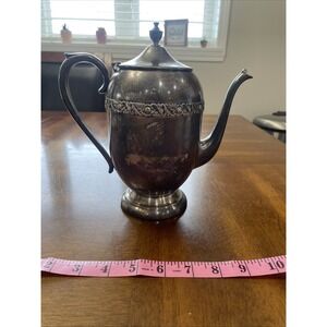 VTG Silver On Copper Tea Pot